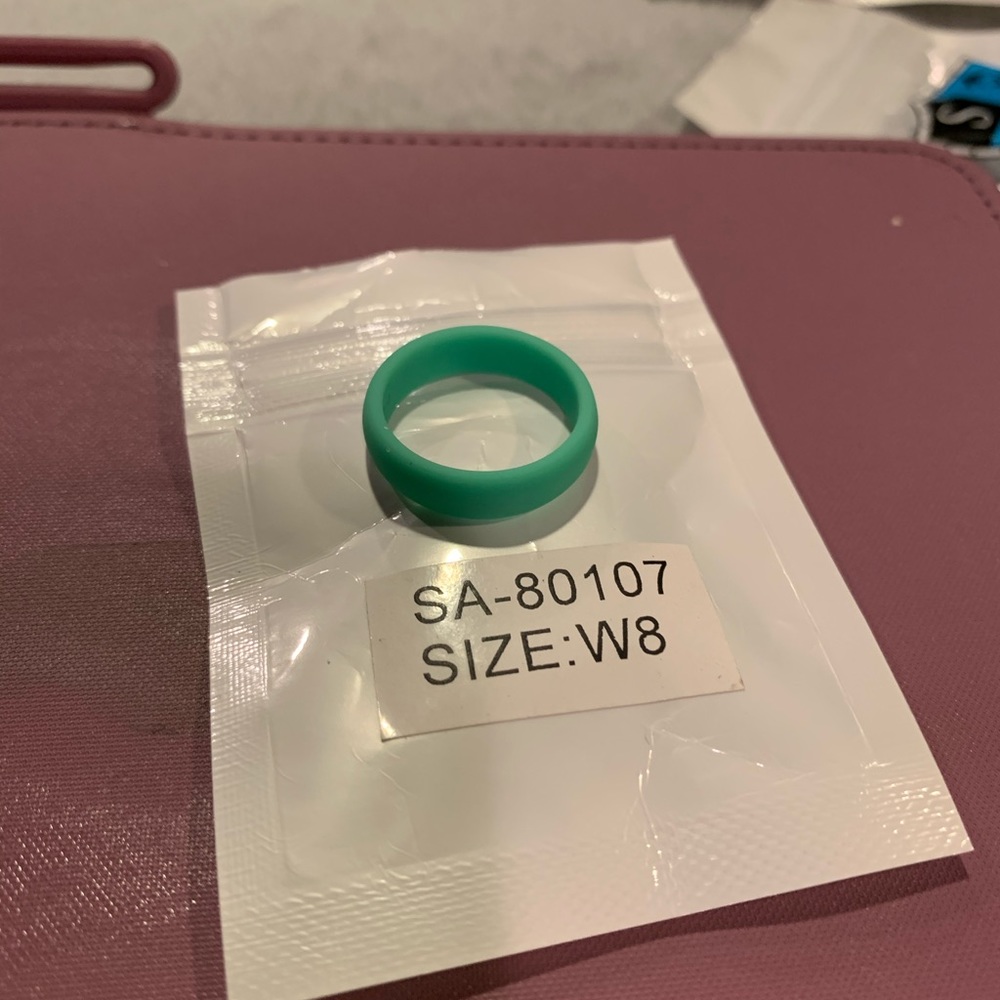 SA silicone ring, turquoise